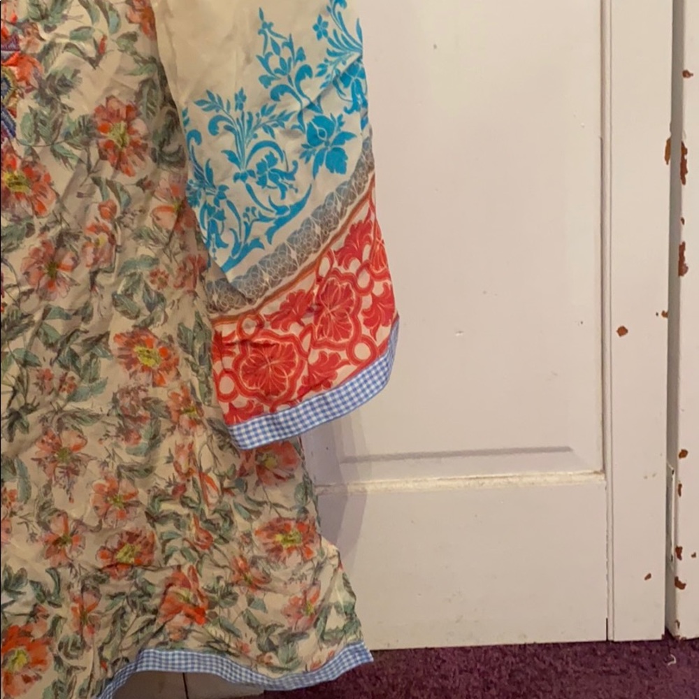 Johnny Was Tunic With Multi Patterns. Embroidered - image 3